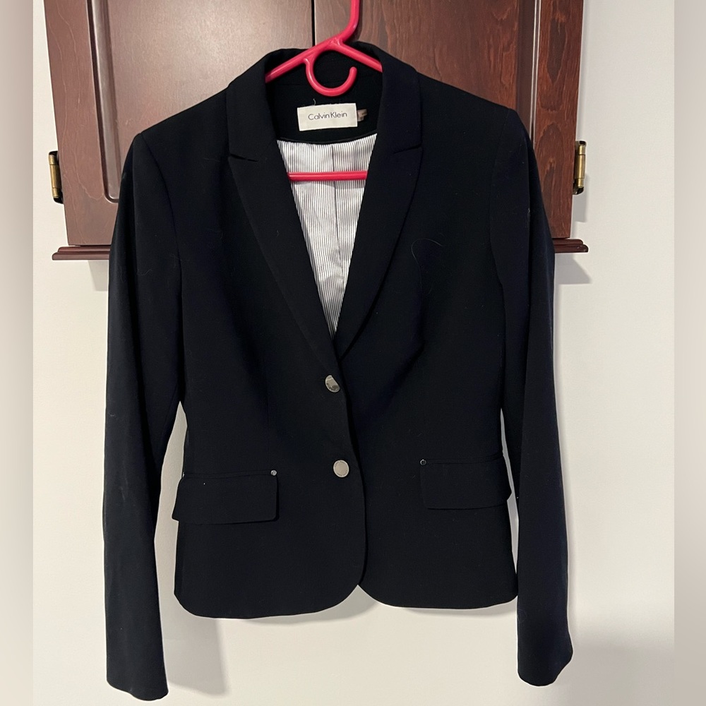 Women’s Calvin Klein Navy Pantsuit Set